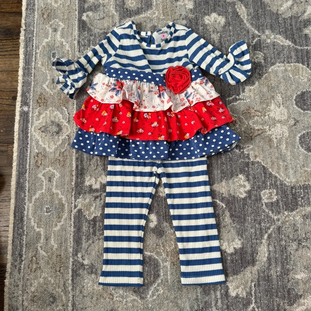 Baby girl matching set